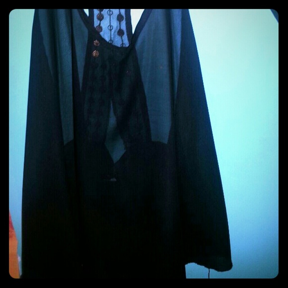 Sheer Studded Tank Top