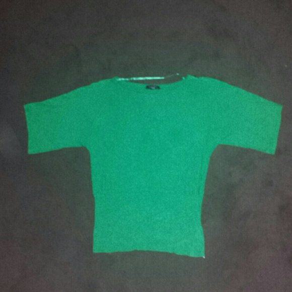 Spense knits green top size small