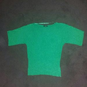 Spense knits green top size small