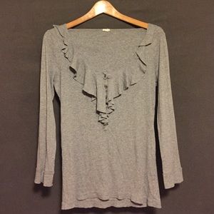 Gray 3/4 sleeve tee