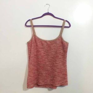 Free People Coral Tank Top