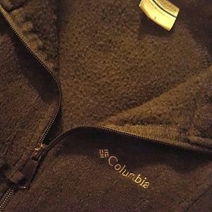 Columbia black fleece jacket