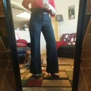 Black Pin-Stripe Dress Pants