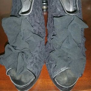 Kardashian Kollection Black Heels