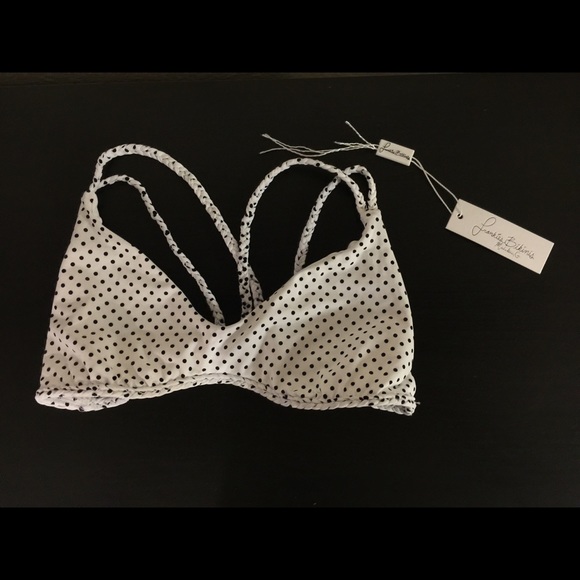 SOLD! Frankie's Bikinis Kaia Polka-Dot top - Small