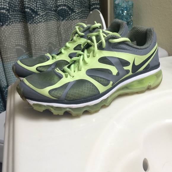 Lime green Nike Airmax size 7.5