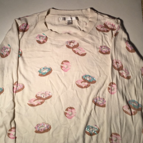 Lauren Conrad Doughnut sweater