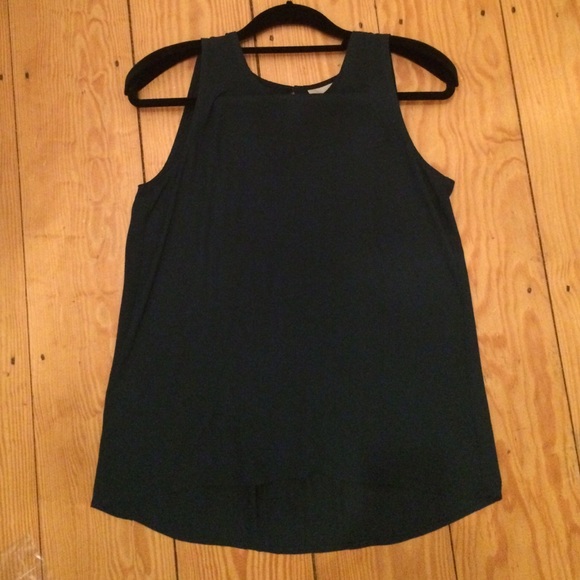LOFT Dark Teal Top - Picture 1 of 3