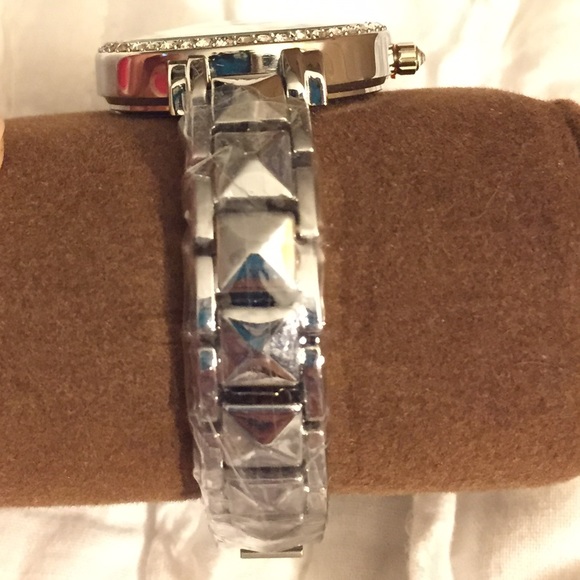 Tavan Silver Studded Watch