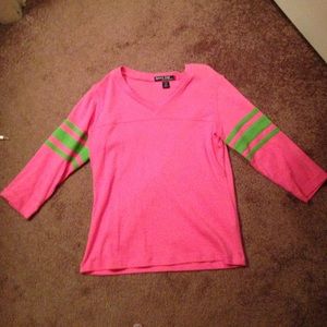 Quarter length cotton lounge/pj shirt