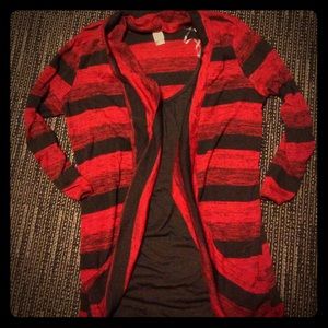 striped shirt with built in undershirt!