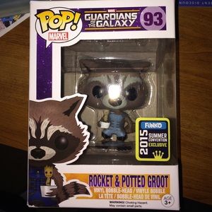 Nova Rocket and Potted Groot Pop!