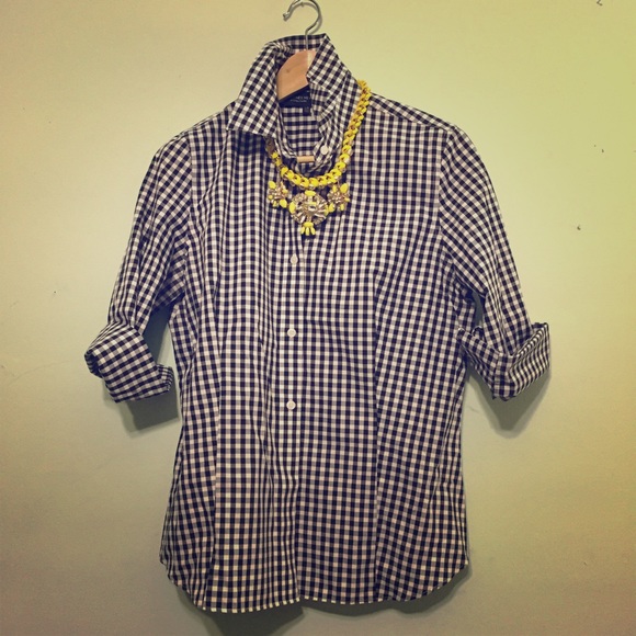 Gingham Button Up