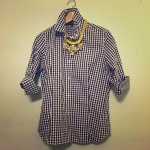 Gingham Button Up