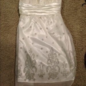 Sparkly spaghetti strap dress