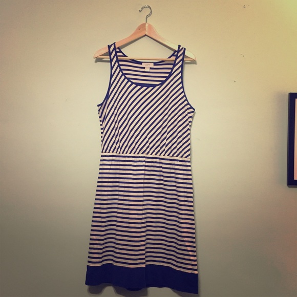 Blue & White Stripe Sundress