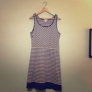 Blue & White Stripe Sundress
