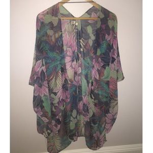 LF floral kimono