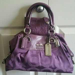 Coach Purple Handbag