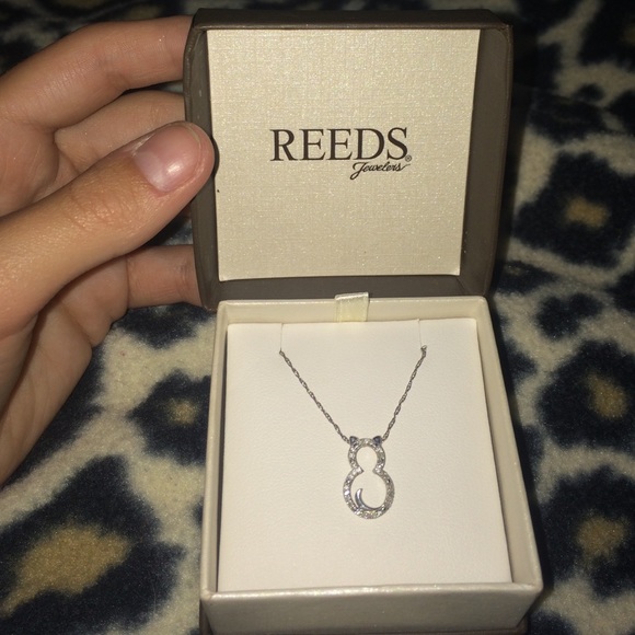 Cat diamond necklace