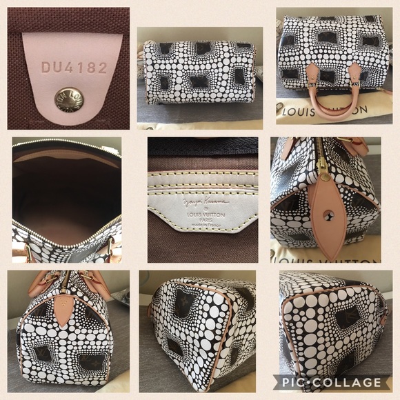 NEW LOUIS VUITTON WHITE SPEEDY TOWN YAYOI KUSAMA - Picture 4 of 4