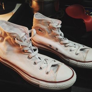 White High-Top Converse