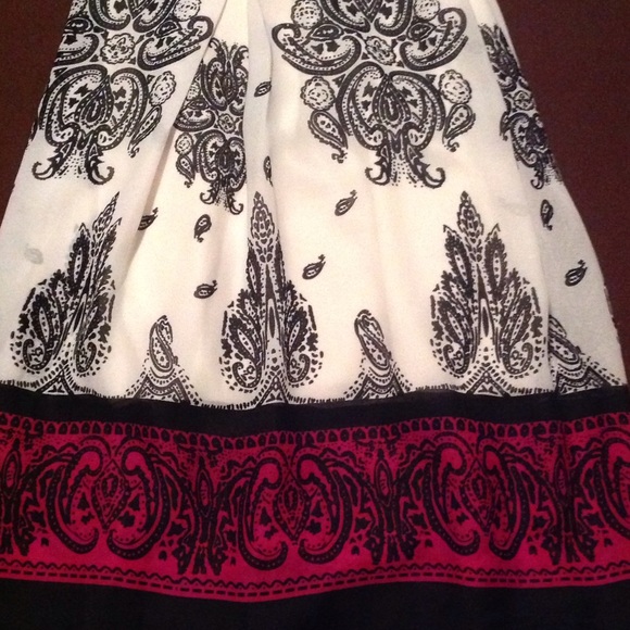 Paisley print skirt