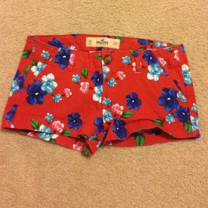 Floral Hollister shorts