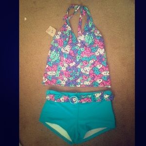 Two piece bathing suit