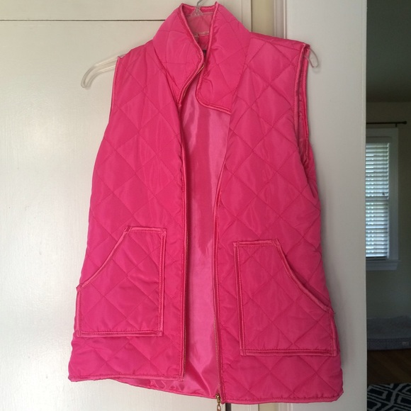 Jackets & Blazers - Pink quilted vest