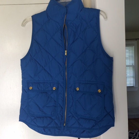 J. Crew Outerwear - Blue quilted vest