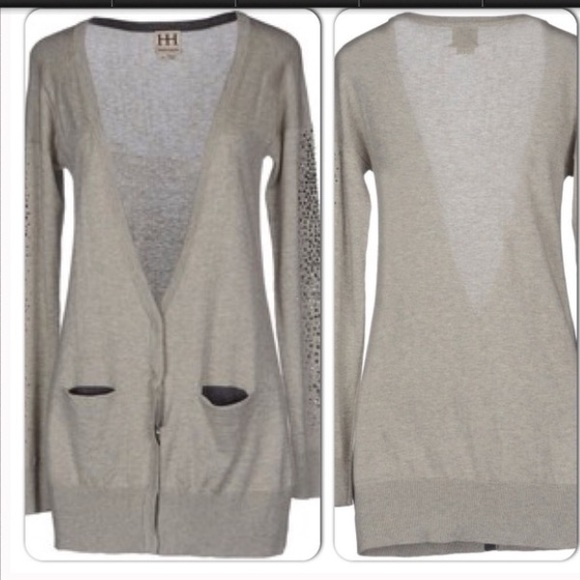 Haute hippie rhinestone cardigan