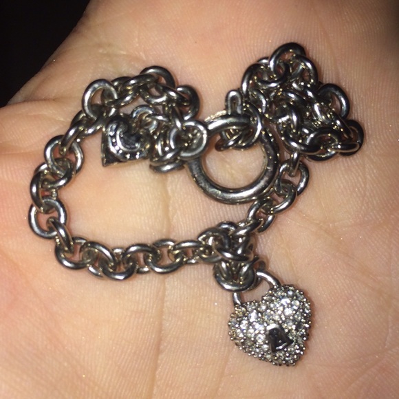 Silver juicy couture bracelet with heart charm❤️ - Picture 1 of 1
