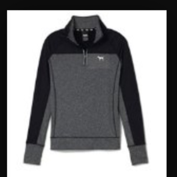 PINK Victoria's Secret Sweaters - Victoria Secret Pink Ultimate Half Zip Ltd Edition
