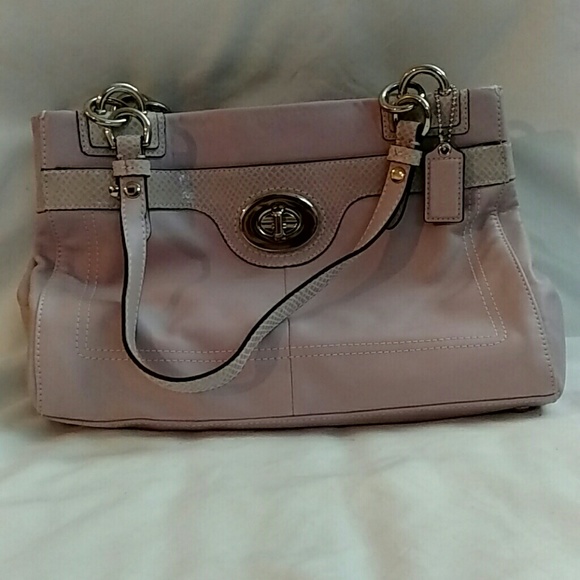 Lavender coach purse