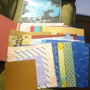 Scrapbook and paper