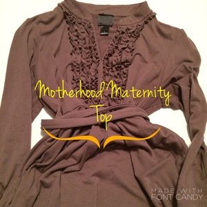 Motherhood maternity top