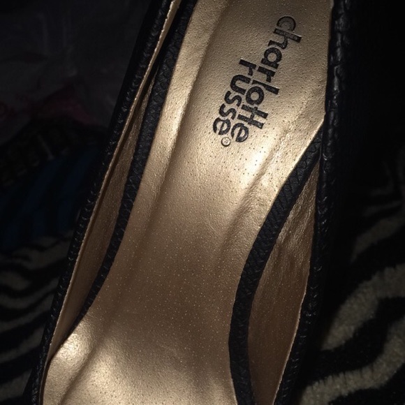 Black heels
