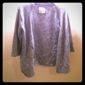 Grey sweater cover up