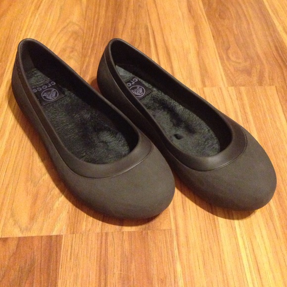 Black Crocs Slip-On Shoes