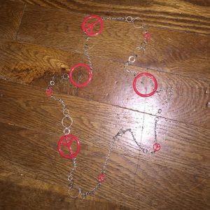 Peace sign necklace