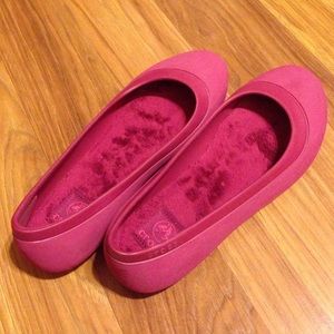 Raspberry-Colored Crocs Slip-On Shoes