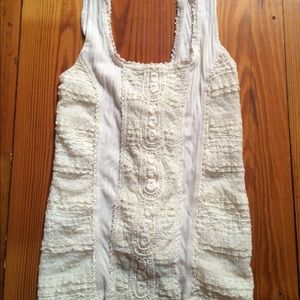 Free People Lace Corset Tank Top