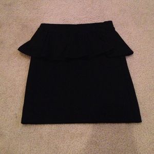 Garage peplum skirt
