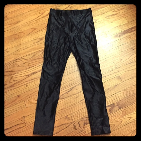American Apparel Black Disco Pants