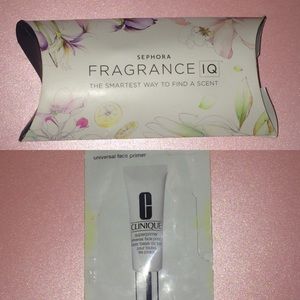 Sephora sample (top) & Clinique sample (bottom)
