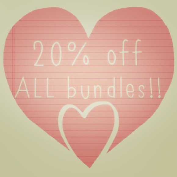 20% OFF ALL BUNDLES!!! 💗 - Picture 1 of 1