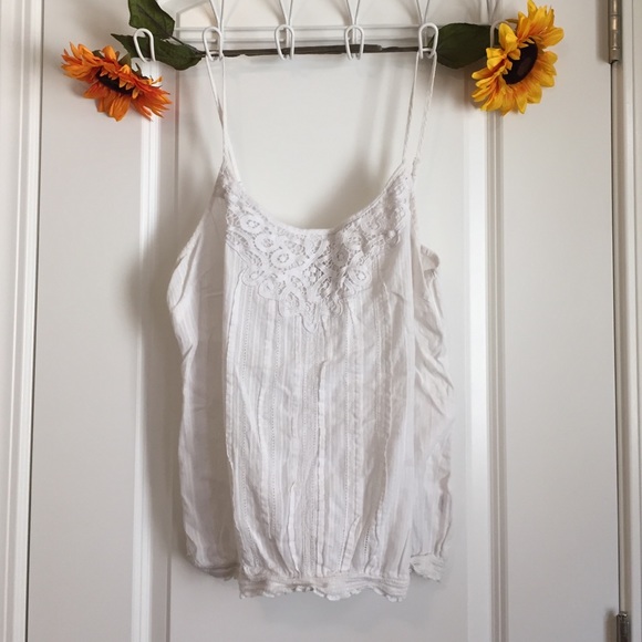 SO Tops - •Embroidered Tank Top•