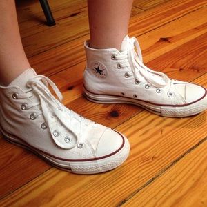 White High-Top Converse