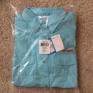 Blue L/S Columbia PFG Top